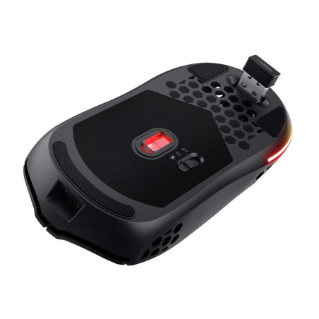 Trust Gaming GXT 929 Helox/Herná/Optická/Pre pravákov/4 800 DPI/Bezdrôtová USB/Čierna