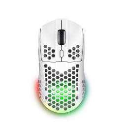 Trust Gaming GXT 929W Helox/Herná/Optická/Pre pravákov/4 800 DPI/Bezdrôtová USB/Biela