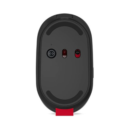 Lenovo Go/Ergonomická/Blue Track/2 400 DPI/Bezdrôtová USB/Čierna-šedá