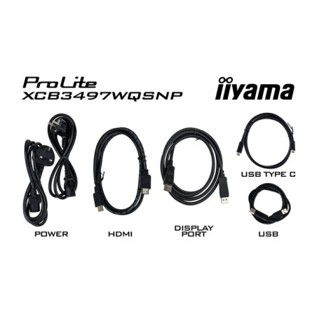 iiyama ProLite/XCB3497WQSNP-B1/34"/VA/wQHD/120Hz/0,4ms/Black/3R