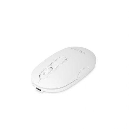 Dicota DESKTOP/Kancelárska/Optická/1 600 DPI/USB+BT/Biela