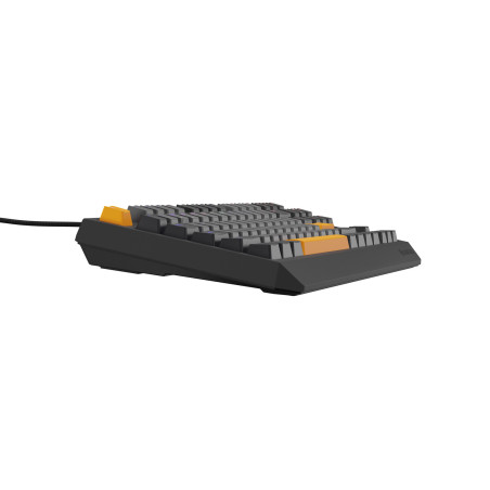 Genesis herná klávesnica THOR 230/TKL/RGB/Outemu Red/Drôtová USB/US layout/Anchor Negative Šedá
