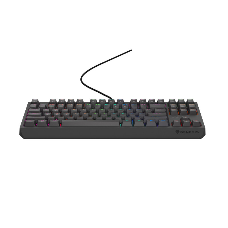 Genesis herná bezdrôtová klávesnica THOR 230 Lite/Drôtová USB/US layout/Čierna
