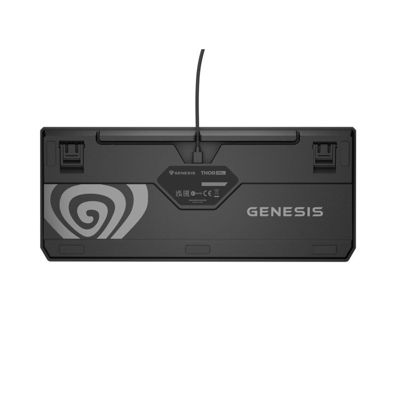 Genesis herná klávesnica THOR 230/TKL/RGB/Outemu Brown/Drôtová USB/US layout/Čierna