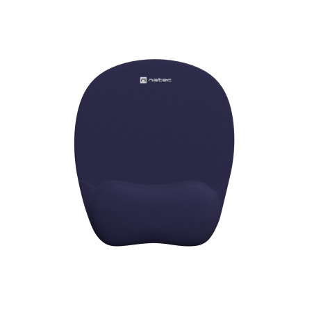 Podložka pod myš ergonomická Natec CHIPMUNK, pamäťová pena, Navy modrá, 230x200 mm