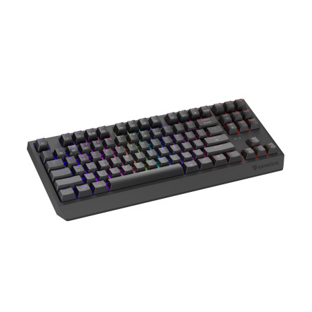 GENESIS herná klávesnica THOR 230/TKL/RGB/Outemu Red/Bezdrôtová USB + Bluetooth/US layout/Čierna