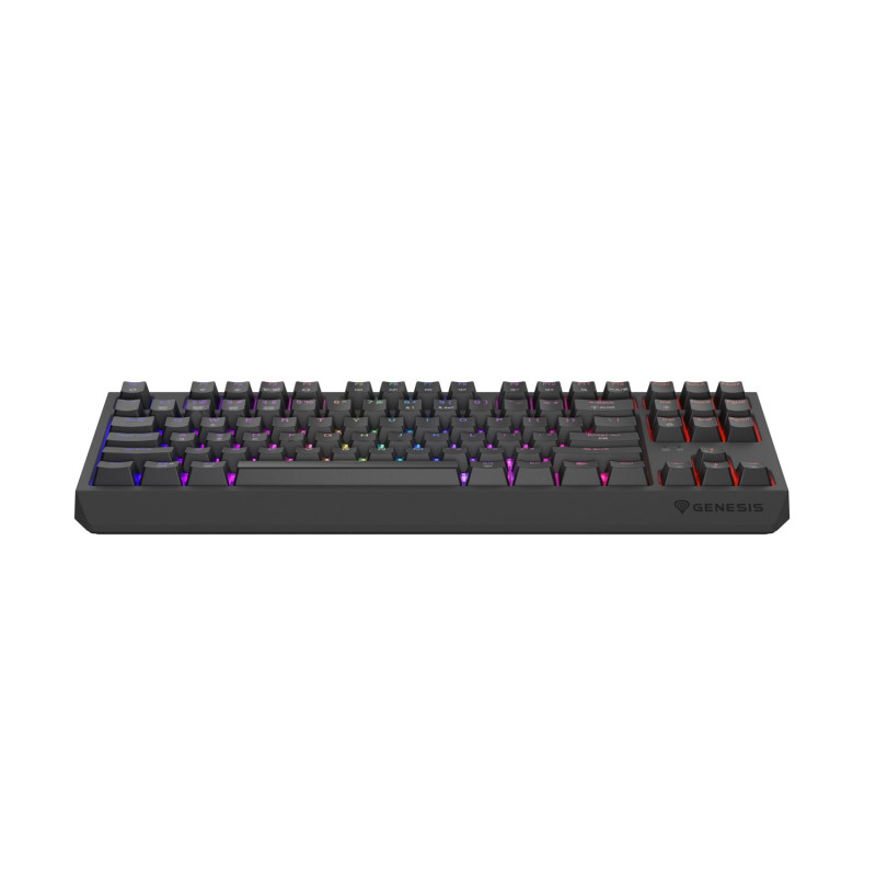 GENESIS herná klávesnica THOR 230/TKL/RGB/Outemu Red/Bezdrôtová USB + Bluetooth/US layout/Čierna