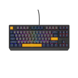 GENESIS herná klávesnica THOR 230/TKL/RGB/Outemu Panda/Drôtová USB/US layout/Naval Blue Negative