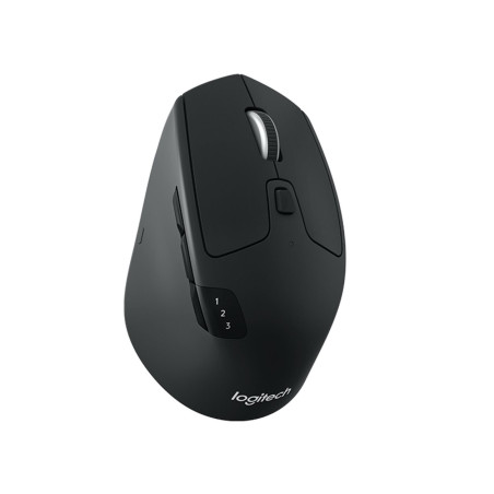 Logitech M720/Ergonomická/Optická/Pre pravákov/1 000 DPI/Bezdrôtová Bluetooth/Čierna