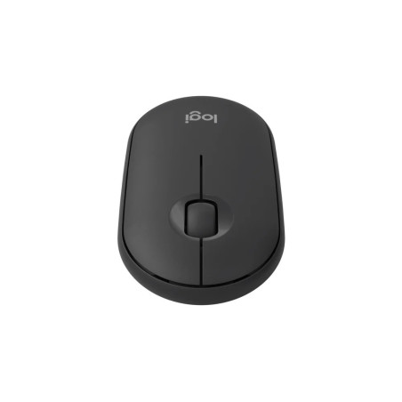 Logitech Pebble Mouse 2 M350s/Cestovná/Optická/4 000 DPI/Bezdrôtová Bluetooth/Grafitová