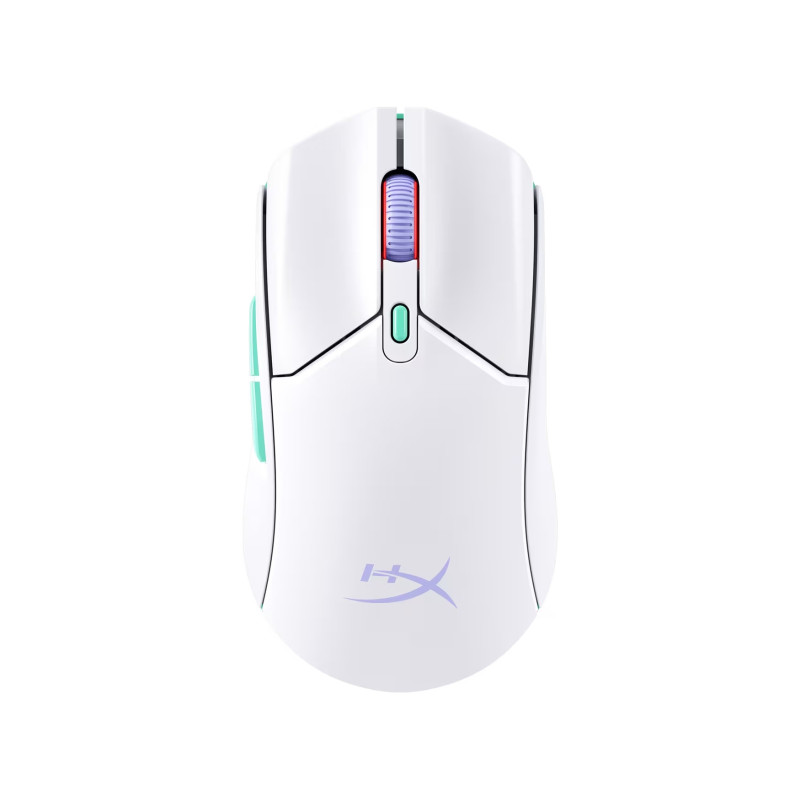HP Pulsefire Haste 2 Core/Herná/Optická/12 000 DPI/USB+BT/Biela