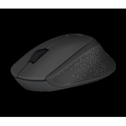 Logitech M280/Ergonomická/Optická/Pre pravákov/1 000 DPI/Bezdrôtová USB/Čierna