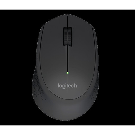 Logitech M280/Ergonomická/Optická/Pre pravákov/1 000 DPI/Bezdrôtová USB/Čierna