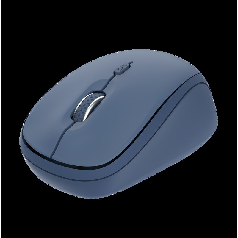 TRUST YVI+ MULTI-DEVICE WIRELESS MOUSE BLUE