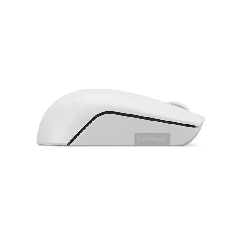 Lenovo 300 Wireless Compact/Kancelárska/Optická/1 000 DPI/Bezdrôtová USB/Biela