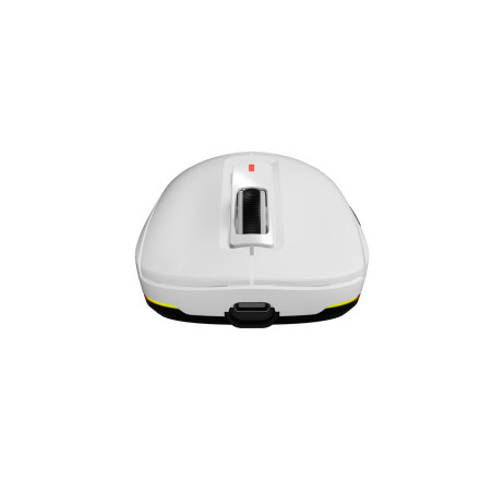 Genesis herná myš ZIRCON 660/Herná/Optická/12 000 DPI/Drôtové/Bezdrôtové/Biela