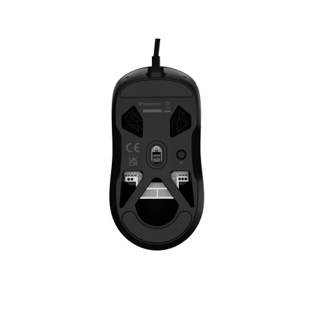 Genesis herná myš KRYPTON 660/Herná/Optická/12 000 DPI/Drôtové USB-A/Čierna