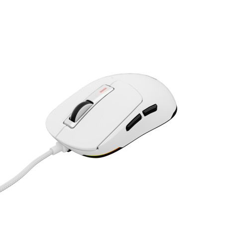 Genesis herná myš KRYPTON 660/Herná/Optická/12 000 DPI/Drôtové USB-A/Biela