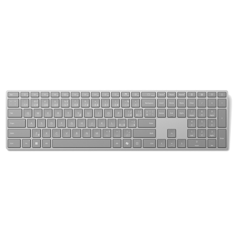 Microsoft Surface Keyboard (2. edícia)/Bezdrôtová Bluetooth/ CZ- SK layout/Šedá