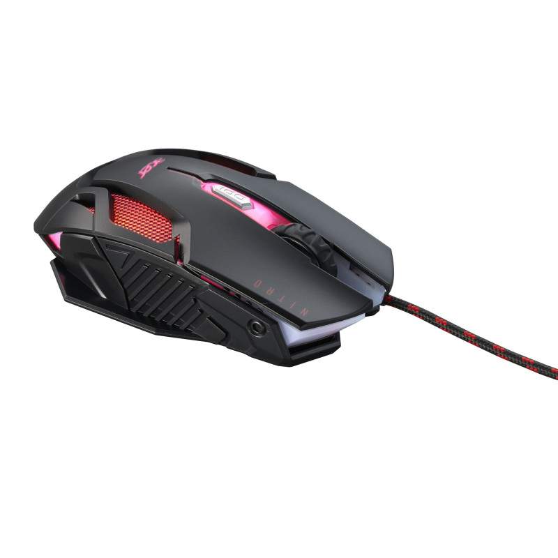 Acer Nitro Gaming Mouse II/Herná/Optická/Pre pravákov/7 200 DPI/Drôtová USB/Čierna