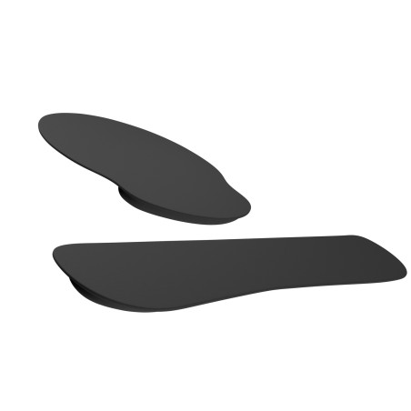 Ergonomický set podložiek pod zápästie Natec CHIPMUNK 2v1, čierna