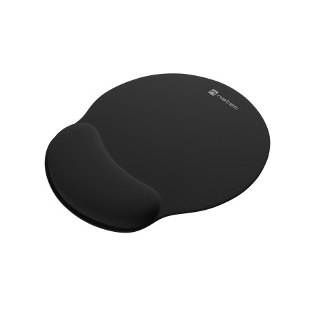 Ergonomický set podložiek pod zápästie Natec CHIPMUNK 2v1, čierna