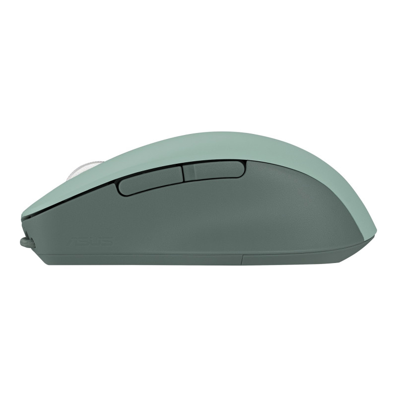 ASUS SmartO Mouse MD200 Silent Plus/Kancelárska/Optická/Pre pravákov/4 200 DPI/USB+BT/Zelená