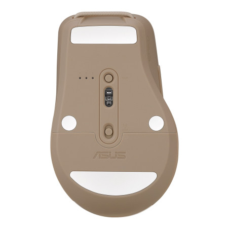 ASUS SmartO Mouse MD200 Silent Plus/Kancelárska/Optická/Pre pravákov/4 200 DPI/USB+BT/Béžová