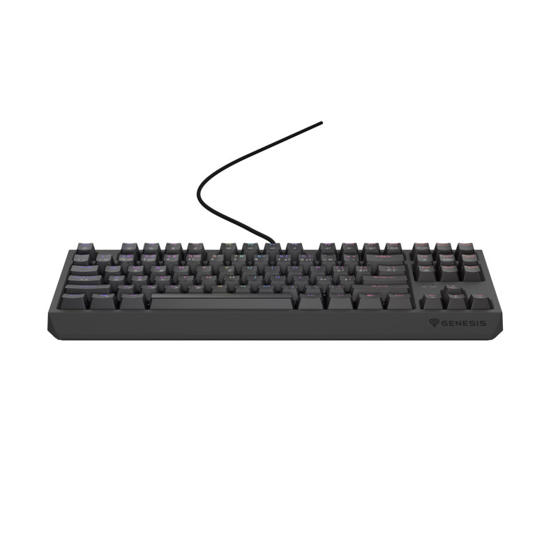 Herná klávesnica Genesis THOR 230/TKL/RGB/Outemu Red/Drôtové USB-A/ CZ- SK layout/Čierna
