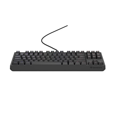 Herná klávesnica Genesis THOR 230/TKL/RGB/Outemu Red/Drôtové USB-A/ CZ- SK layout/Čierna