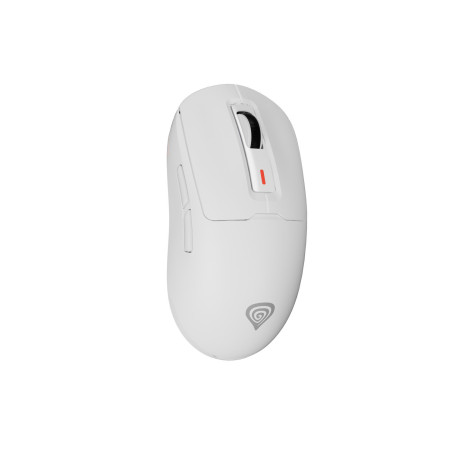 Genesis herná myš ZIRCON 660 PRO/Herná/Optická/Pre pravákov/26 000 DPI/Drôtová+bezdrôtová/Biela