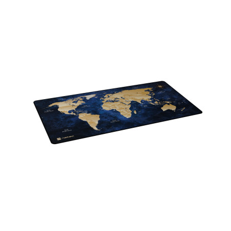 Maxi podložka pod myš Natec WORLD, 80x40cm, modrá