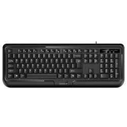 Genius KB-118 II/Drôtová USB/ CZ- SK layout/Čierna