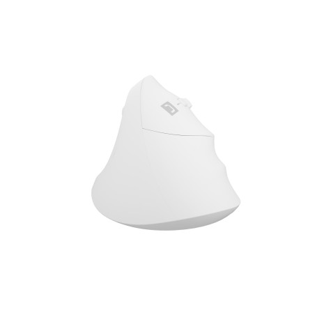 Bezdrôtová myš Natec CRAKE 2/Kancelárska/Optická/2 400 DPI/USB+BT/Biela/Vertikálna/Optická/Pre pravák