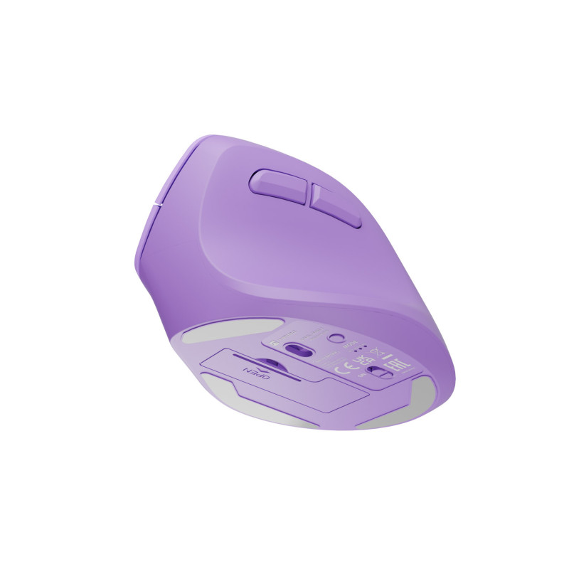 Bezdrôtová vertikálna myš Natec CRAKE 2/Optická/2 400 DPI/USB+BT/Levan/Vertikálna/Optická/Pre pravák