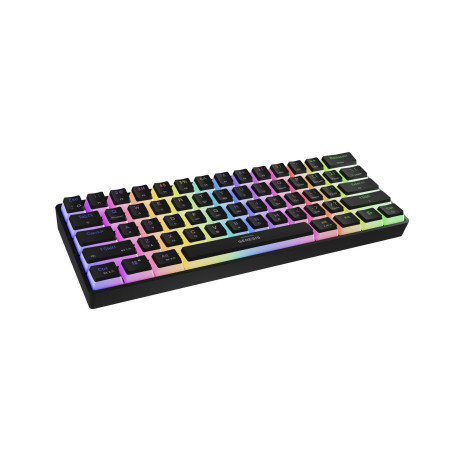 Genesis herná klávesnica THOR 660 G2/Gateron Brown/USB+BT/US layout/Biela