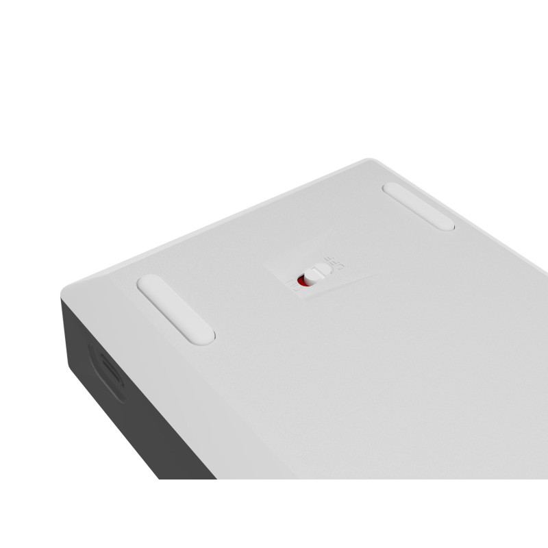 Genesis herná klávesnica THOR 660 G2/Gateron Red/USB+BT/US layout/Biela