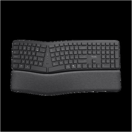 TRUST KEYRA ERGO MULTI WRLS KEYBOARD US