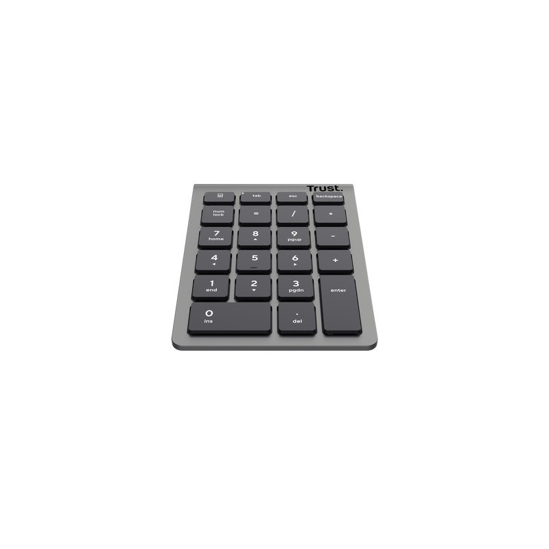 Trust Xalas Wireless numpad/Bezdrôtová USB/Strieborná