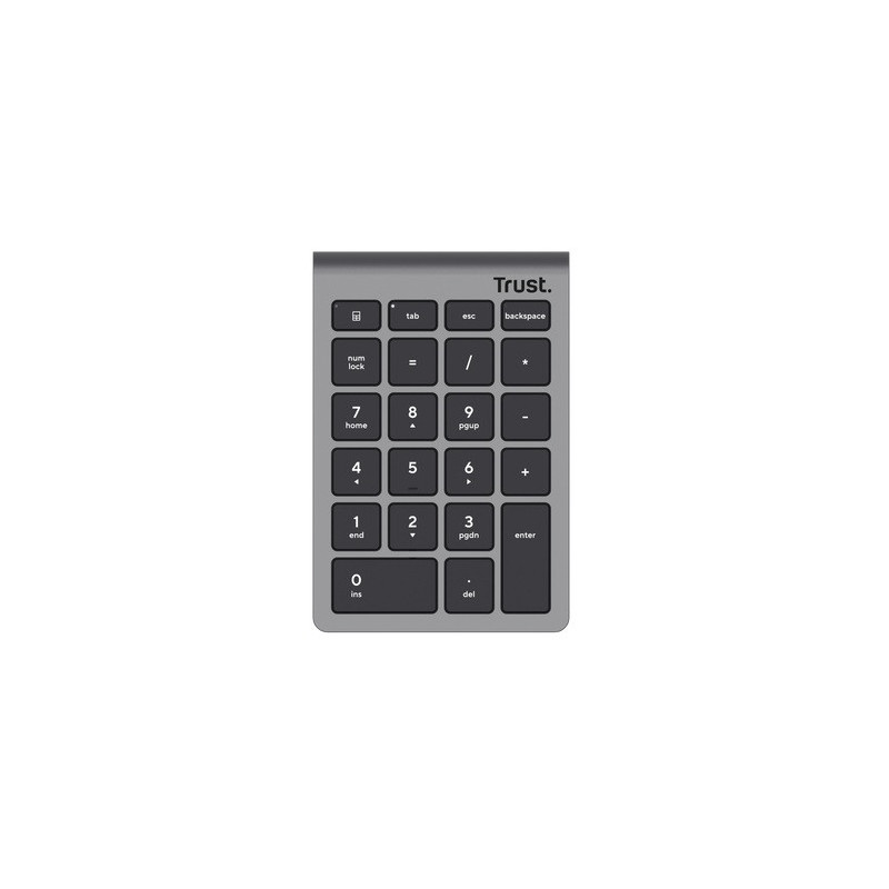 Trust Xalas Wireless numpad/Bezdrôtová USB/Strieborná