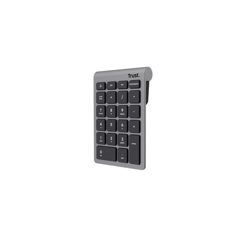 Trust Xalas Wireless numpad/Bezdrôtová USB/Strieborná