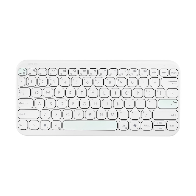 ASUS Marshmallow KW100/Bezdrátové Bluetooth/CZ/SK/Bílá