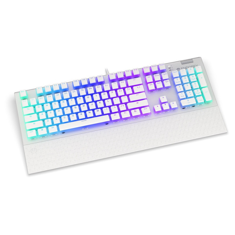 Endorfy Omnis Pudding Blue/Drôtové USB-A/US layout/Biela