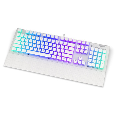 Endorfy Omnis Pudding Blue/Drôtové USB-A/US layout/Biela
