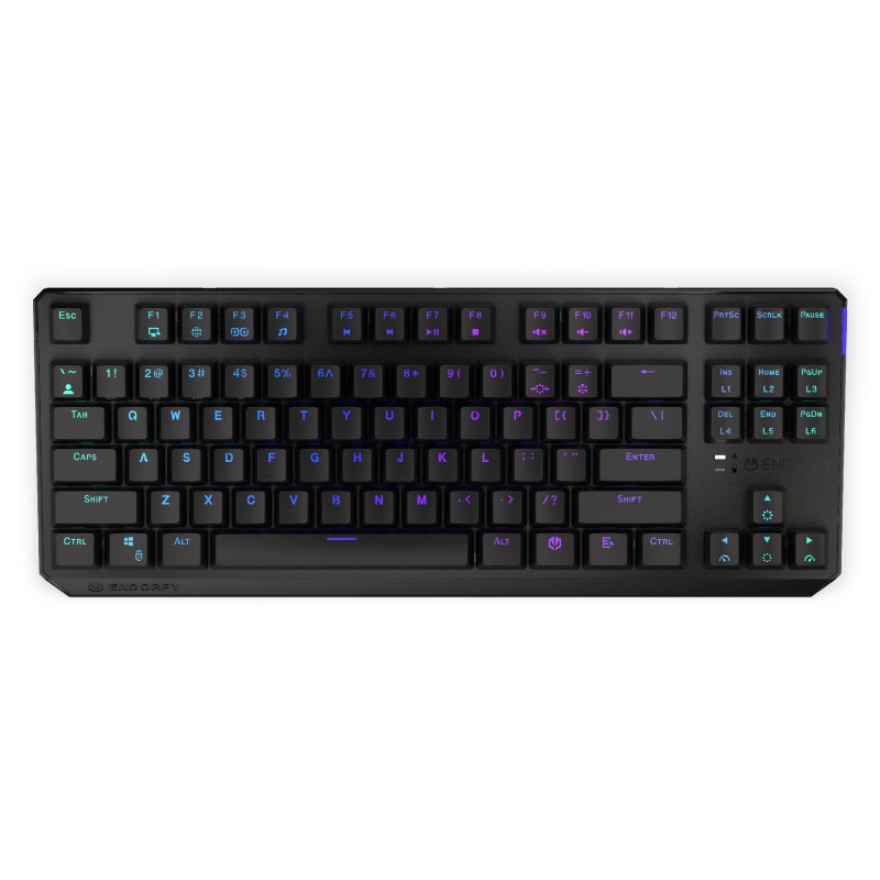 Endorfy Thock TKL Black/Drôtové/Bezdrôtové/US layout/Čierna