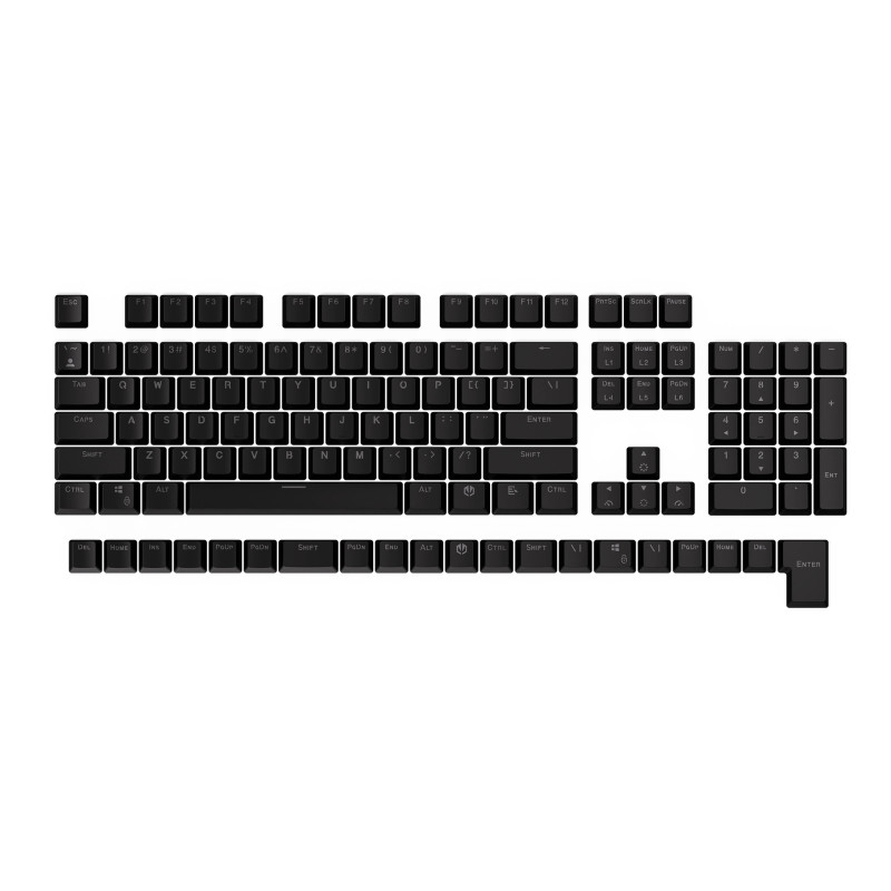 Endorfy set klávesov KC124 BK Dbl. Shot