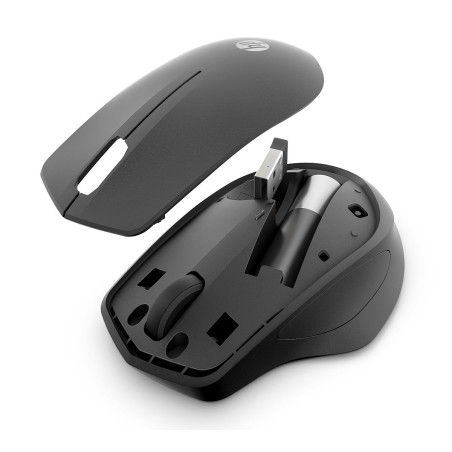 HP 285 Silent Wireless Mouse/Kancelárska/Optická/Pre pravákov/1 200 DPI/Bezdrôtová USB/Čierna