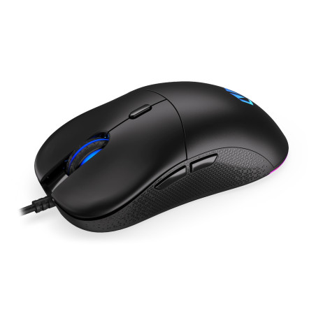 Endorfy Gem Plus/Herná/Optická/Pre pravákov/19 000 DPI/Drôtové USB-A/Čierna