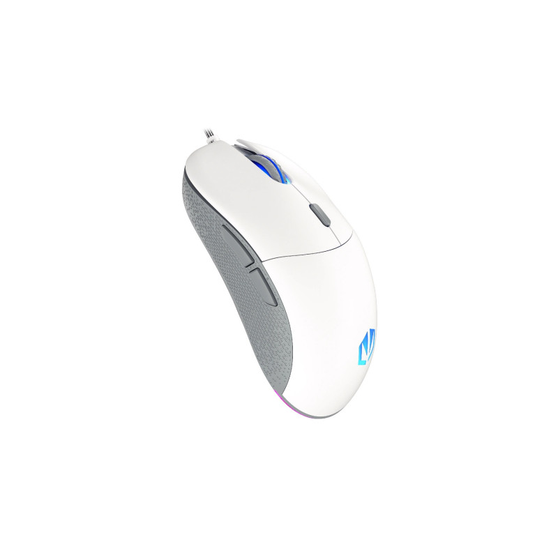 Endorfy GEM Plus/Herná/Optická/Pre pravákov/19 000 DPI/Drôtové USB-A/Biela
