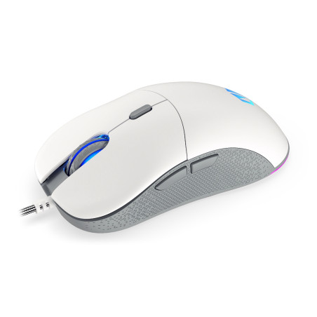 Endorfy GEM Plus/Herná/Optická/Pre pravákov/19 000 DPI/Drôtové USB-A/Biela